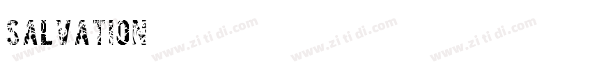 Salvation字体转换