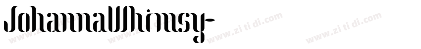 JohannaWhimsy字体转换
