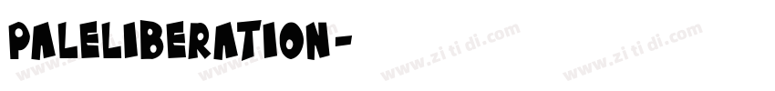 PaleLiberation字体转换