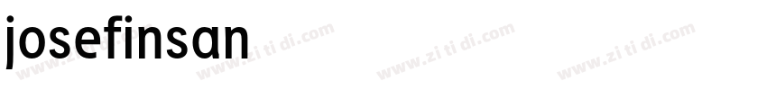 josefinsan字体转换