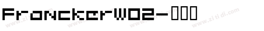 FranckerW02字体转换