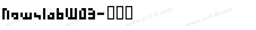 NewslabW03字体转换
