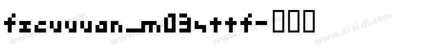 fzcuuuan_m03sttf字体转换