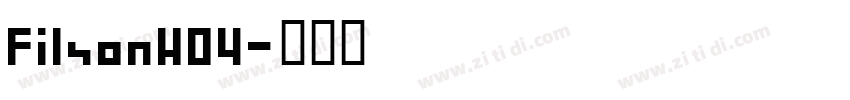 FilsonW04字体转换