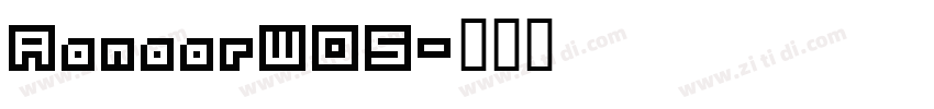 AanaarW05字体转换