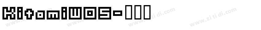 KitamiW05字体转换