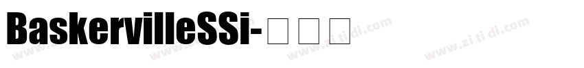 BaskervilleSSi字体转换