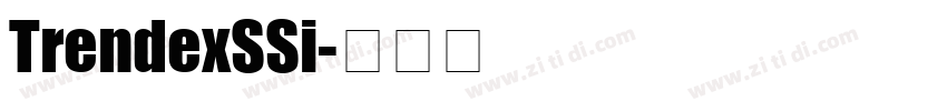 TrendexSSi字体转换