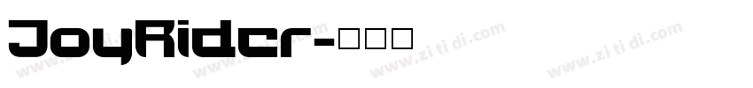 JoyRider字体转换