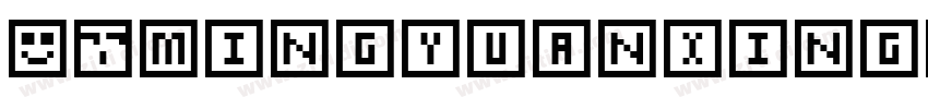 SJmingyuanxingshu字体转换