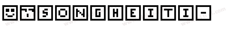 SJsongheiti字体转换