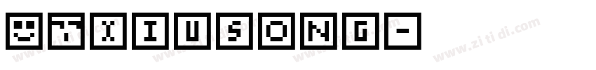 SJxiusong字体转换