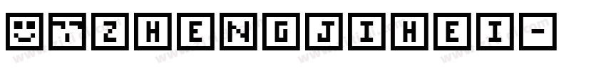 SJzhengjihei字体转换