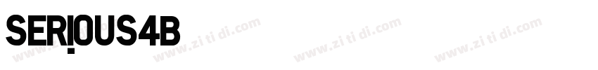 serious4b字体转换