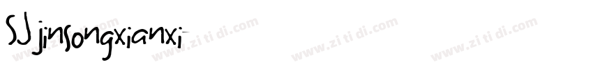 SJjinsongxianxi字体转换