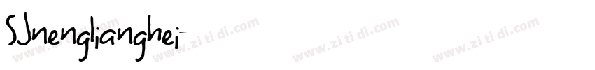 SJnenglianghei字体转换