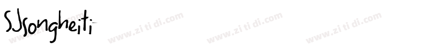 SJsongheiti字体转换
