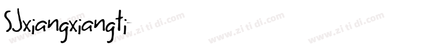 SJxiangxiangti字体转换