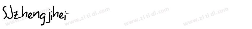 SJzhengjihei字体转换