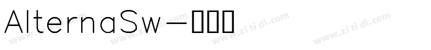 AlternaSw字体转换