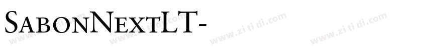 SabonNextLT字体转换