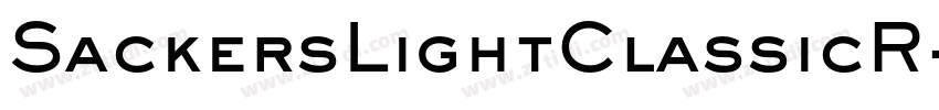 SackersLightClassicR字体转换