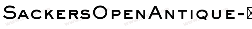 SackersOpenAntique字体转换