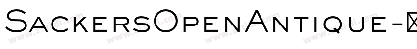 SackersOpenAntique字体转换