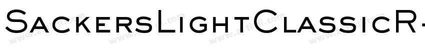 SackersLightClassicR字体转换