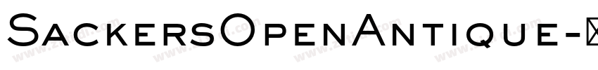 SackersOpenAntique字体转换
