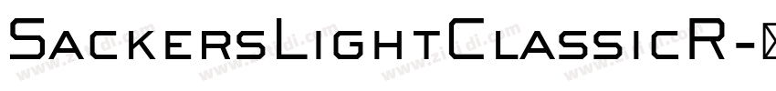 SackersLightClassicR字体转换