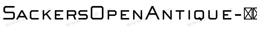 SackersOpenAntique字体转换
