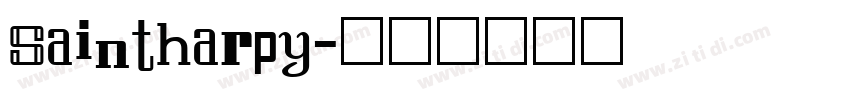 Saintharpy字体转换