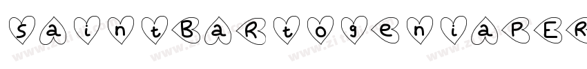 SaintBartogeniaPERSO字体转换