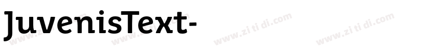 JuvenisText字体转换