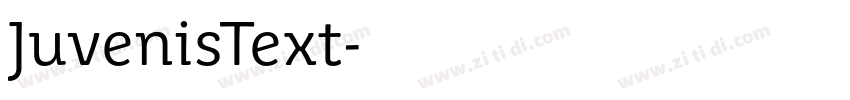 JuvenisText字体转换