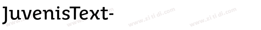 JuvenisText字体转换