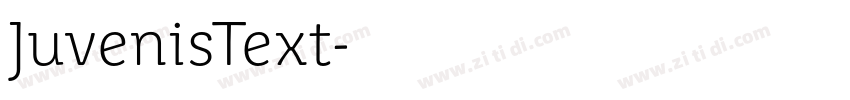 JuvenisText字体转换