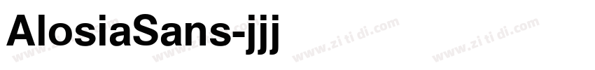 AlosiaSans字体转换