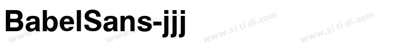 BabelSans字体转换