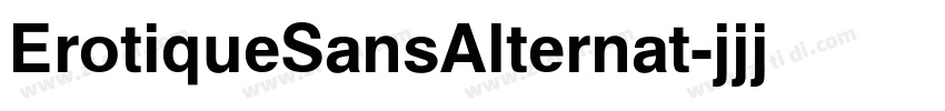 ErotiqueSansAlternat字体转换