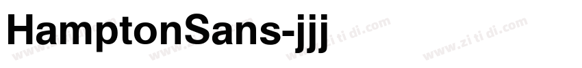HamptonSans字体转换