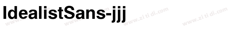 IdealistSans字体转换