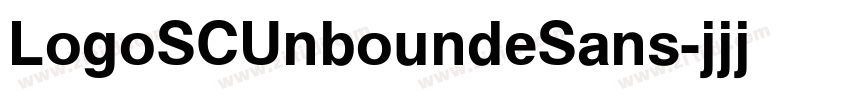 LogoSCUnboundeSans字体转换