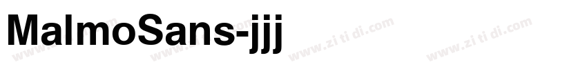 MalmoSans字体转换