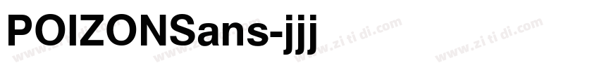 POIZONSans字体转换