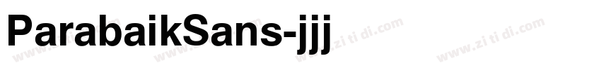 ParabaikSans字体转换