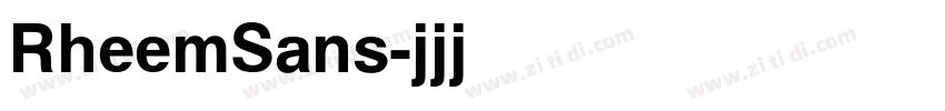 RheemSans字体转换