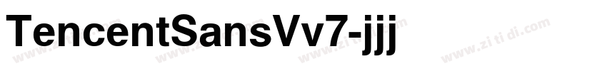 TencentSansVv7字体转换