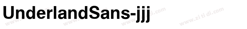 UnderlandSans字体转换